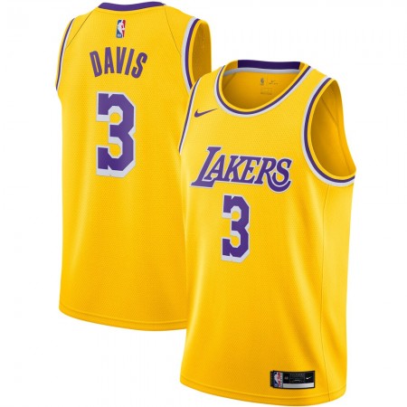 Maglia Los Angeles Lakers Anthony Davis 3 2020-21 Nike Icon Edition Swingman - Uomo